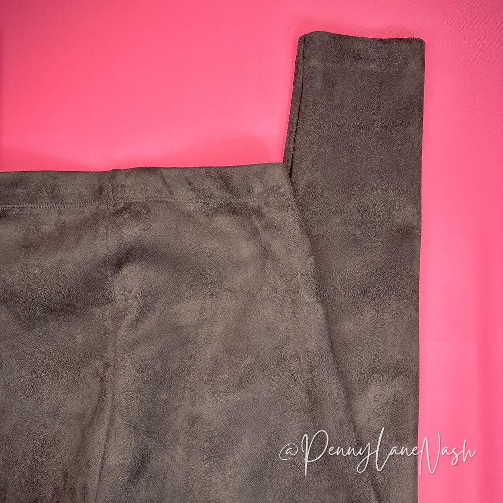 BCBGMaxazria Mason Faux Suede Legging Black - Picture 9 of 11